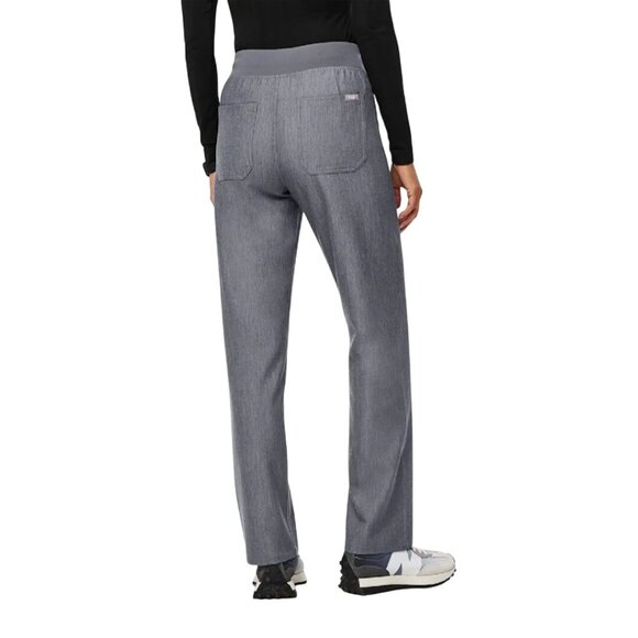 Figs High Waisted Livingston Basic Scrubs T21003 Graphite 2 Pocket Size XXL - Picture 4 of 11